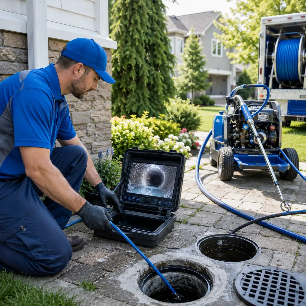 Outdoor drain cleaning professionals serving Sugar Run, PA