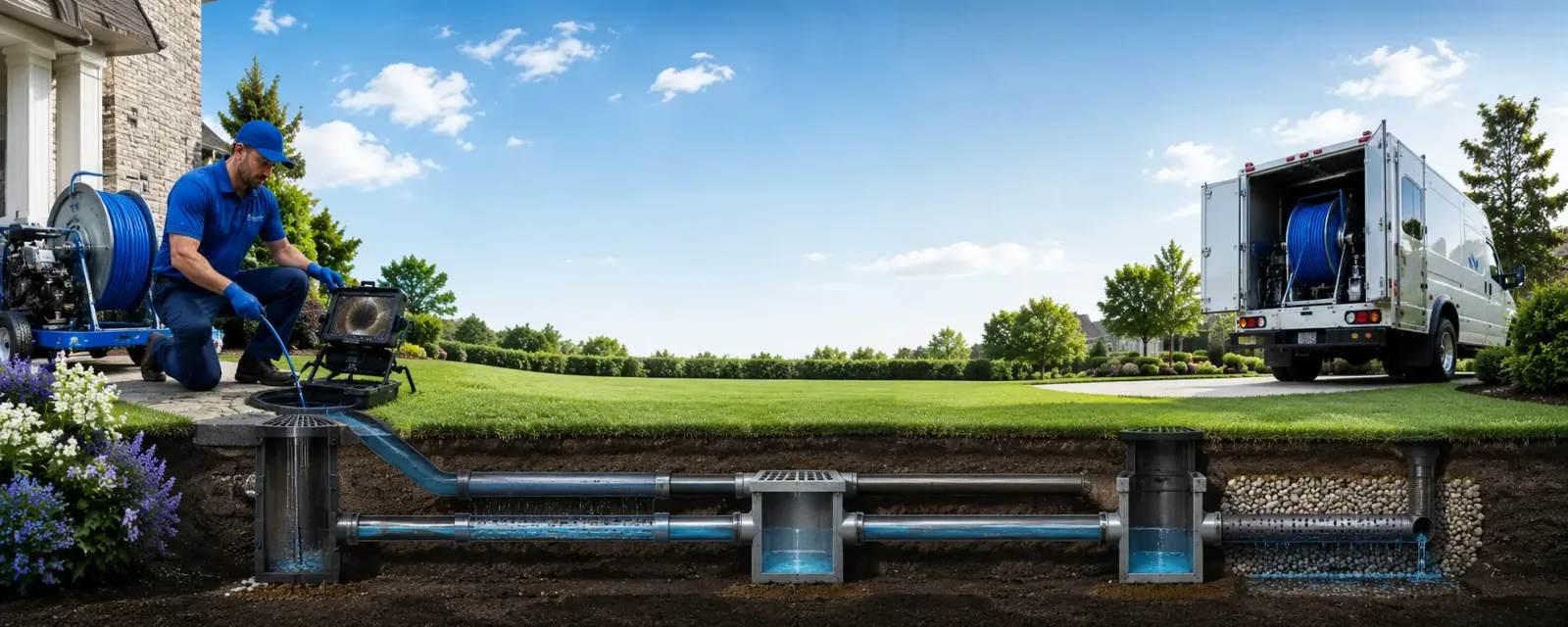 Outdoor drain cleaning information for Sugar Run, PA